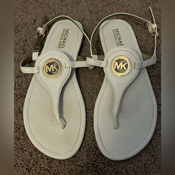MICHAEL Michael Kors Shoes - Michael Kors White Sandals